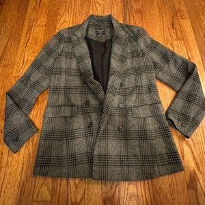 Abercrombie & Fitch plaid blazer